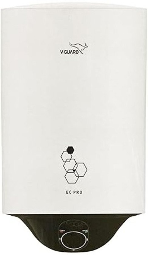 V-Guard 15 Litre Storage water heater with 5 Star Rating, Adjustable knob for temperature setting an