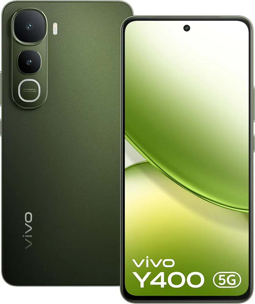 Vivo Y400 5G (Olive Green, 8GB RAM, 256GB Storage)