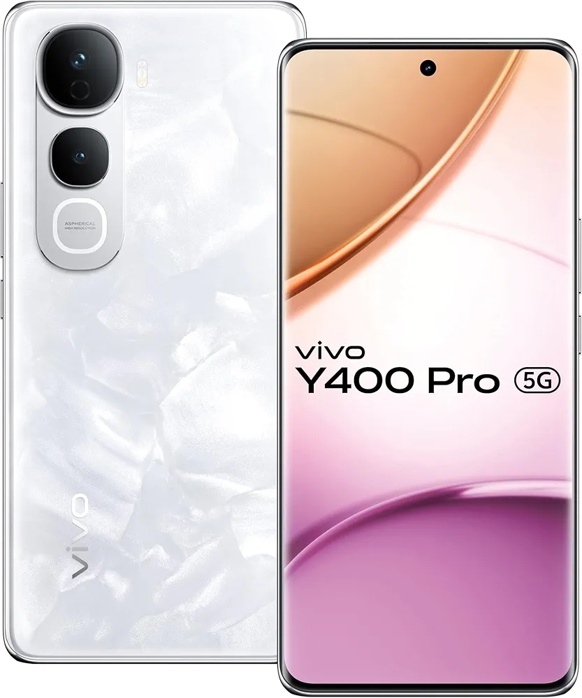 Vivo Y400 Pro 5G (Freestyle White, 8GB RAM, 256GB Storage)