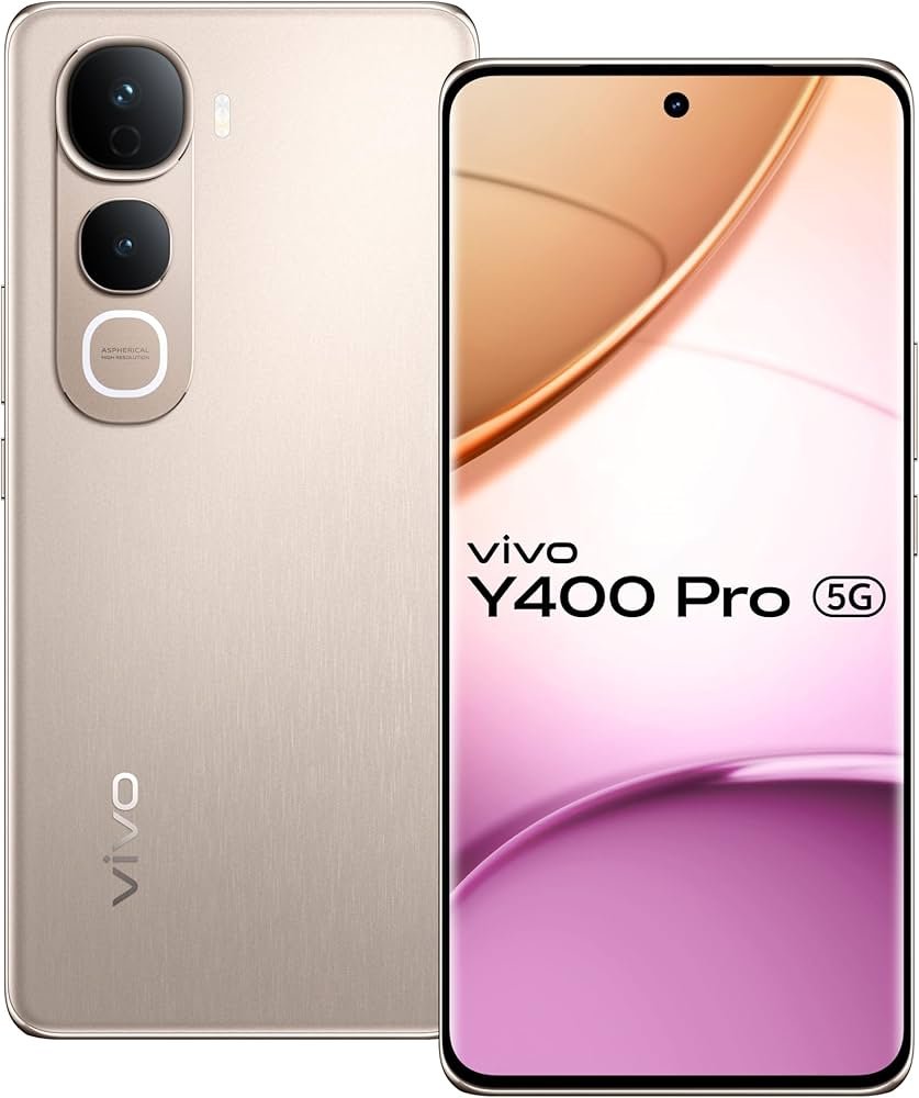 Vivo Y400 Pro 5G (Fest Gold, 8GB RAM, 128GB Storage)