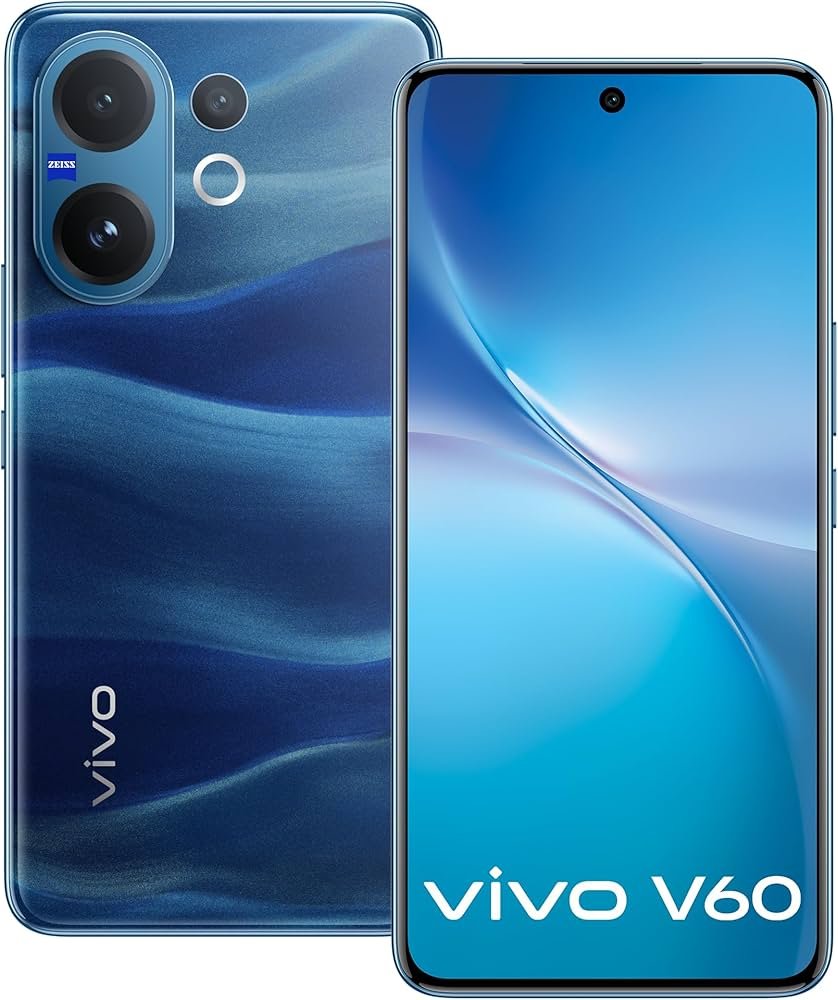 Vivo V60 5G (Moonlit Blue, 12GB RAM, 256GB Storage)