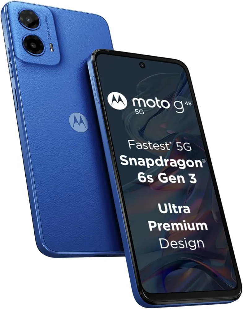 Motorola G45 5G (Brilliant Blue, 8GB RAM, 128GB Storage)
