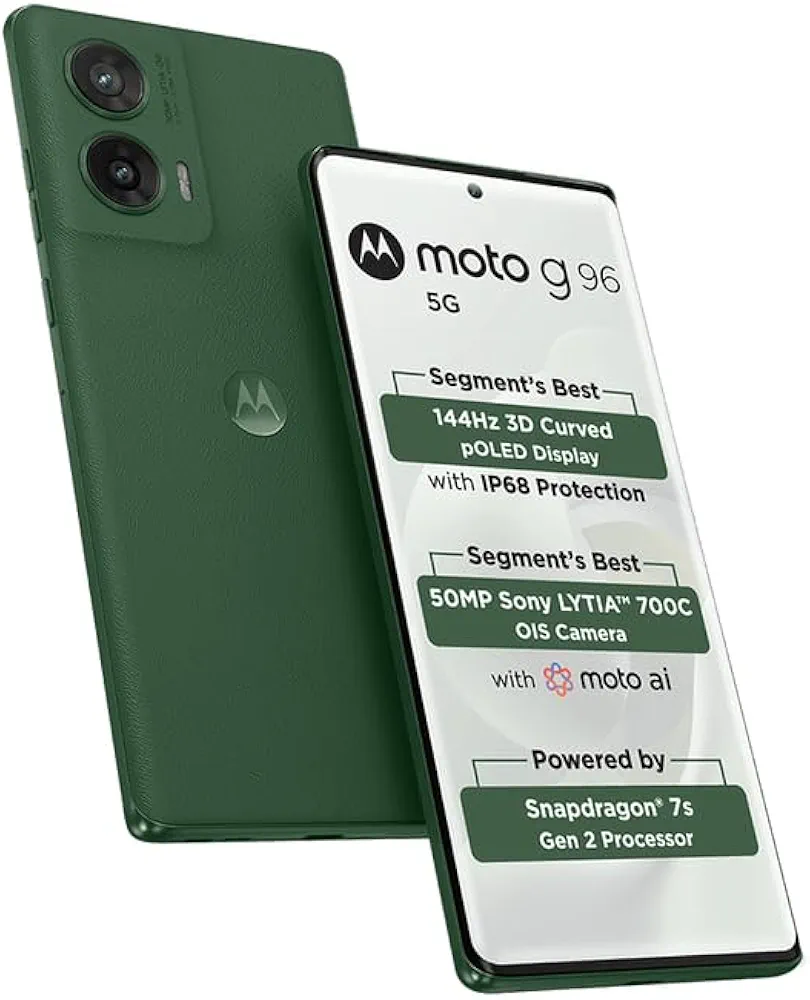 Motorola G96 (Pastures, 8GB RAM, 256GB Storage)
