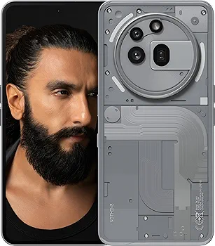 Nothing Phone (3A) Pro 5G (Grey, 8GB RAM, 128GB Storage) | 6.77" AMOLED 120Hz