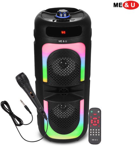 Newely launch partymate WITH FM USB AUX BLUETOOTH KARAOKE WIRED MIC RGB LIGHT 40 W Bluetooth Party S