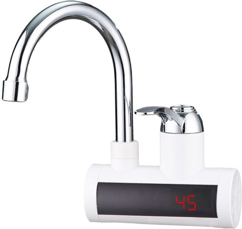 SUNFLOW Instant Electric Water Heater Tap | Hot & Normal Water Faucet with Digital Temperature Displ