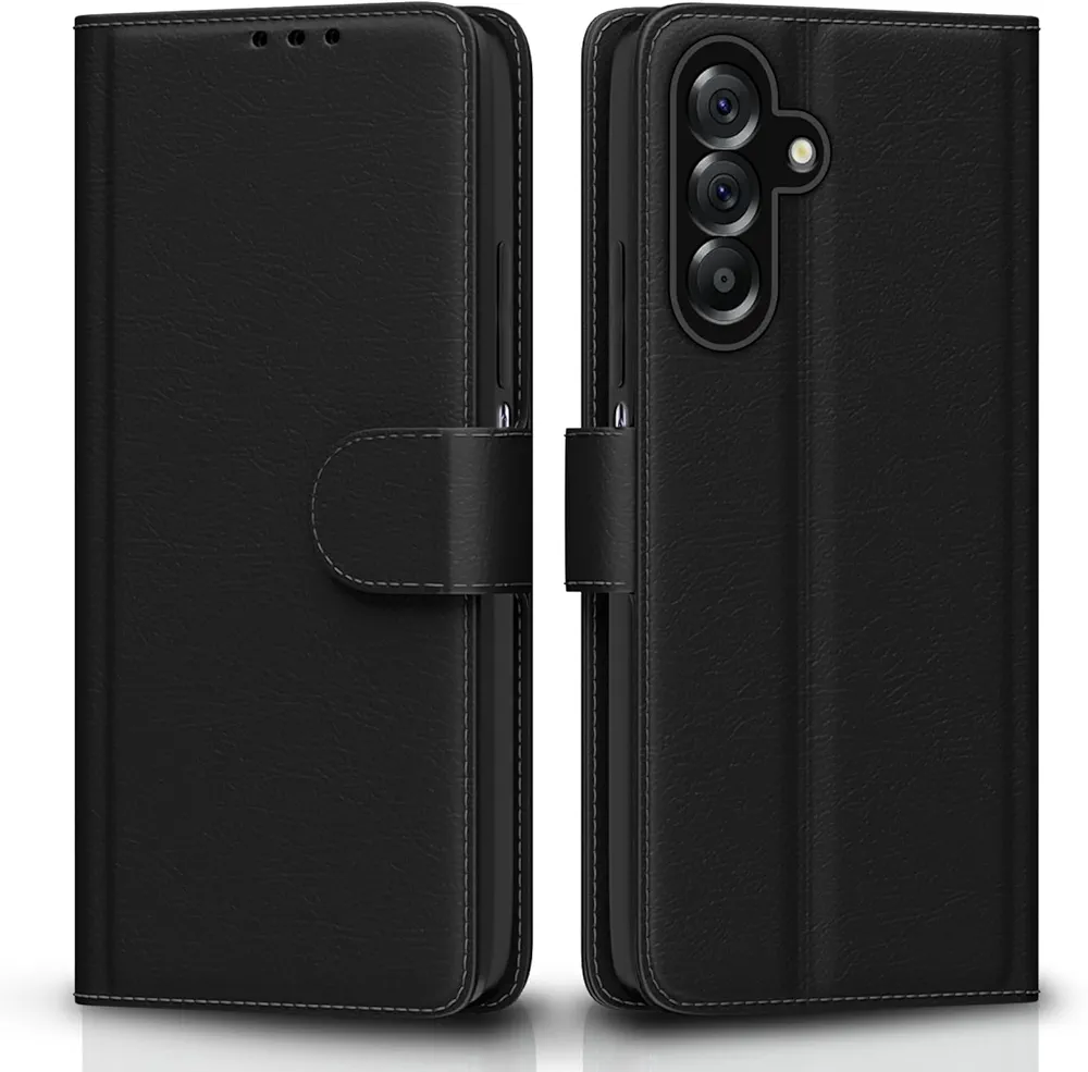 Flip Cover for Samsung Galaxy M17 5G / A17 5G / F17 5G | Leather Finish | Card Slots | Wallet Stand 