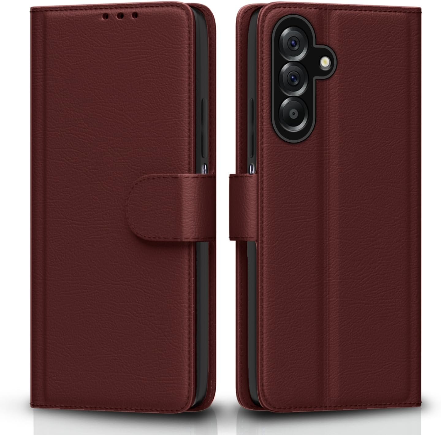 Flip Cover for Samsung Galaxy M17 5G / A17 5G / F17 5G | Leather Finish | Card Slots | Wallet Stand 