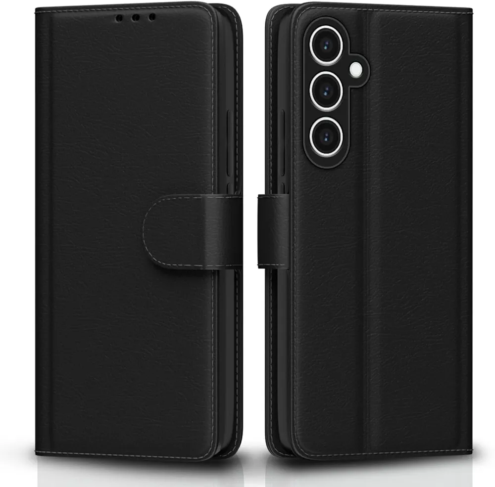 Samsung Galaxy S23 FE 5G | Leather Finish | Shockproof with Card Pockets & Wallet Stand | Ultimate P