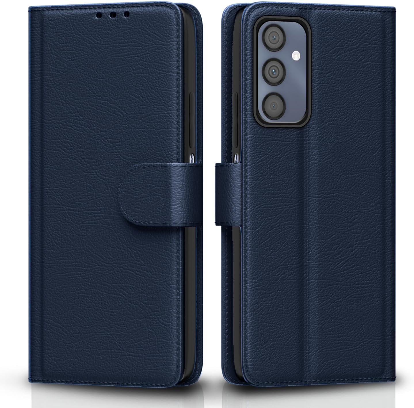 Samsung Galaxy M34 5G / F34 5G Flip Cover Leather Finish | Inside TPU with Card Pockets | Wallet Sta
