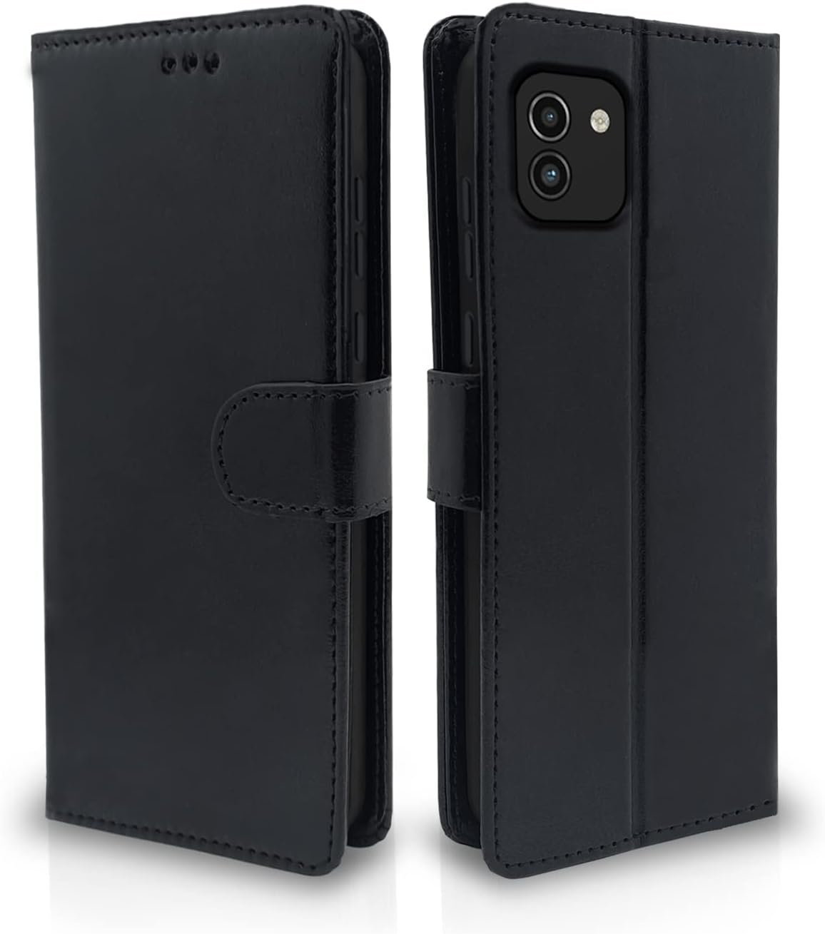 Samsung Galaxy A03 Flip Cover | PU Leather Finish | 360 Protection | Wallet & Stand | Strong Magneti