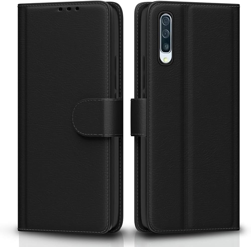 Samsung Galaxy A50 / A50s / A30s Flip Case | Vintage Leather Finish | Inside TPU with Card Pockets |