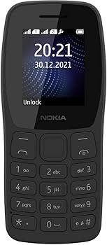 Nokia 105 Classic | Dual SIM Keypad Phone with Built-in UPI Payments, Long-Lasting Battery, Wireless