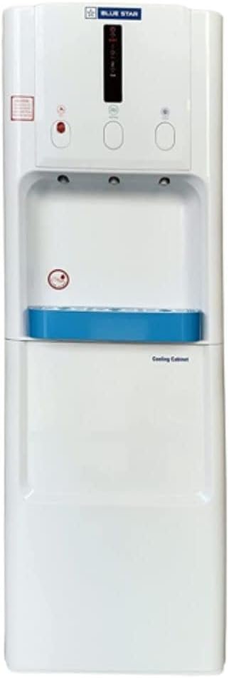 Blue Star Ua Series Bottled Water Dispenser 3 Tap Flr (Hot, Cold, Normal) | 5 Liter/Hour Water Capac