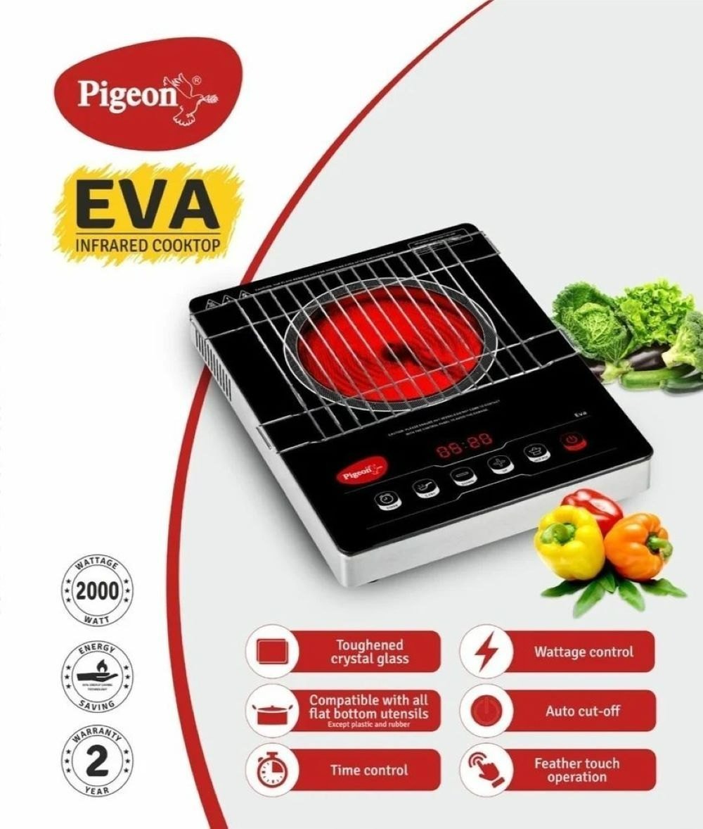 Pigeon Eva Infrared Cooktop 2000 Watts