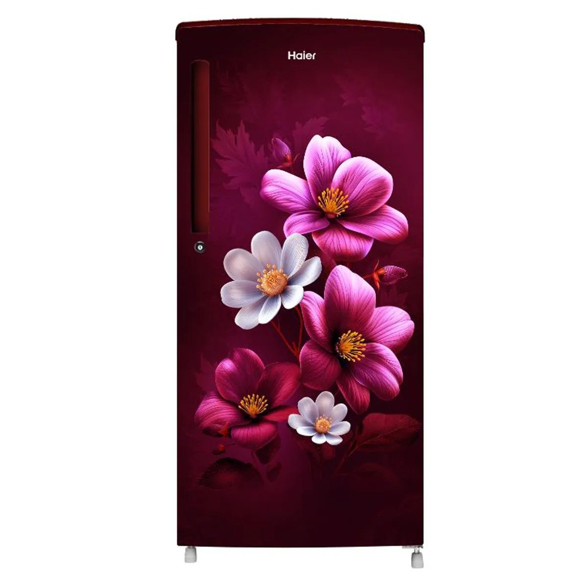 Haier 185L 1 Star Red Anemone Direct Cool Single Door Refrigerator